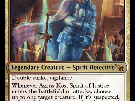 Agrus Kos, Spirit of Justice (Promo Pack) [Murders at Karlov Manor Promos] For Discount