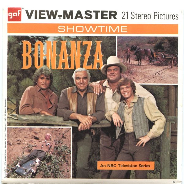 Bonanza - View-Master 3 Reel Packet - vintage - B487-G3A Online now