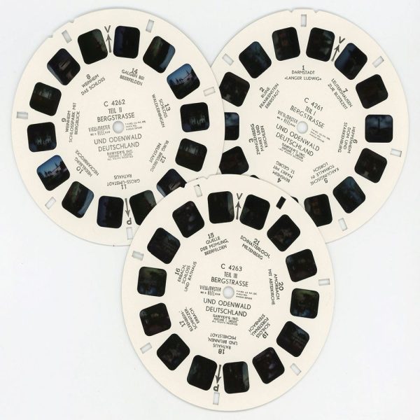 Bergstrasse and Odenwald - View-Master 3 Reel Packet 1960 s view - vintage - ( PKT-C426D-BS6) Hot on Sale