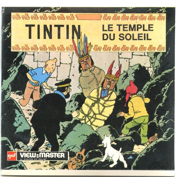 TINTIN - View-Master 3 Reel Packet - vintage - B542F-BG3 Online Sale