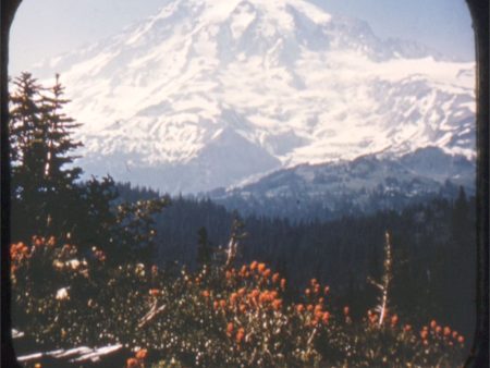 Rainier National Park - Paradise Side - View-Master Blue Ring Reel - vintage - 107 Fashion