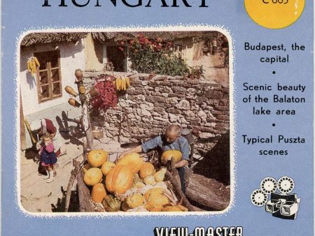 Hungary - View-Master 3 Reel Packet - 1950 s view - vintage - (PKT-C665-BS4) Online Sale