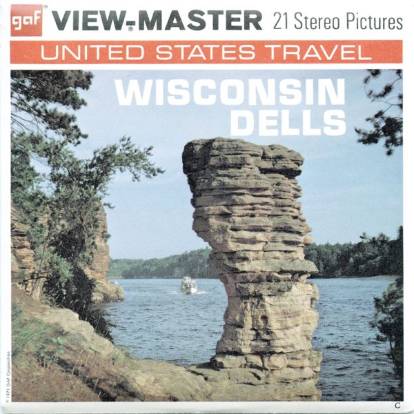 Wisconsin Dells - View-Master 3 Reel Packet - vintage - A526-G3C Fashion