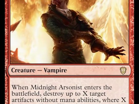 Midnight Arsonist [Innistrad: Crimson Vow Commander] Online Hot Sale