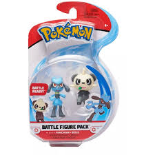 Pokemon Battle Figure- Pancham + Riolu Discount