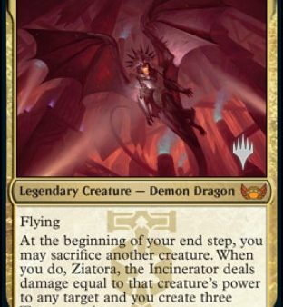 Ziatora, the Incinerator (Promo Pack) [Streets of New Capenna Promos] Hot on Sale