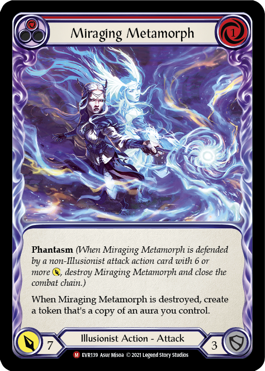 Miraging Metamorph [EVR139] (Everfest)  1st Edition Rainbow Foil For Cheap