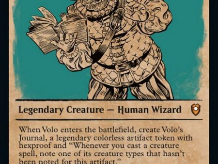 Volo, Itinerant Scholar (Showcase) [Commander Legends: Battle for Baldur s Gate] Hot on Sale