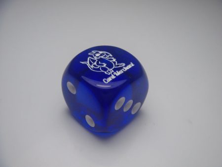 Set of 4x CM Dice - Blue Hot on Sale