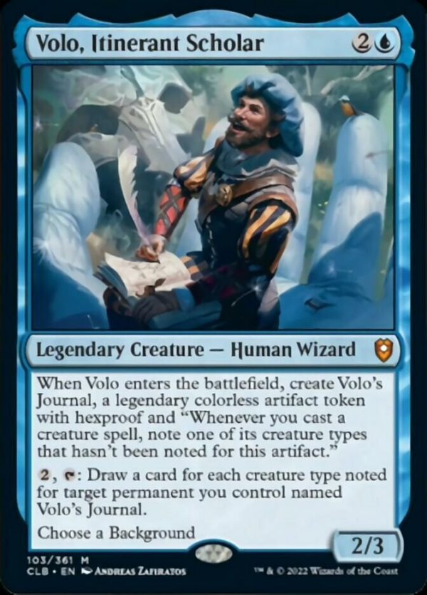 Volo, Itinerant Scholar [Commander Legends: Battle for Baldur s Gate] Supply