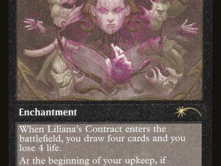 Liliana s Contract (Foil Etched) [Secret Lair Drop Series] Online now