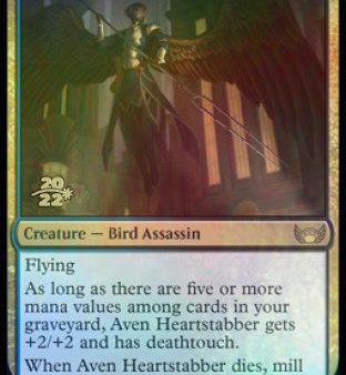 Aven Heartstabber [Streets of New Capenna Prerelease Promos] For Cheap