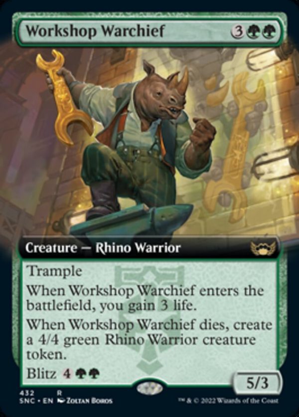 Workshop Warchief (Extended Art) [Streets of New Capenna] Fashion