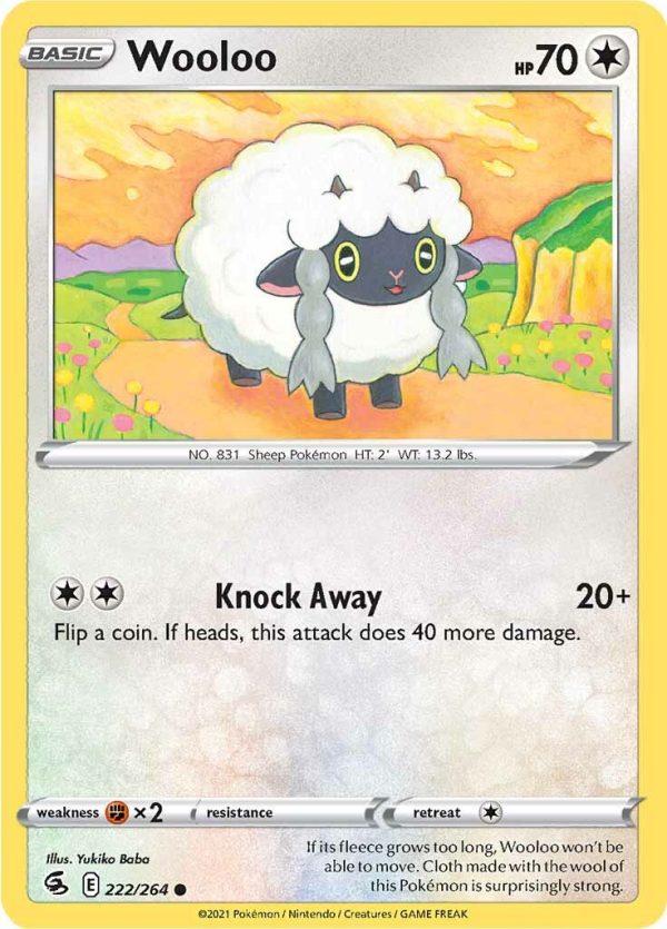 Wooloo (222 264) [Sword & Shield: Fusion Strike] For Discount