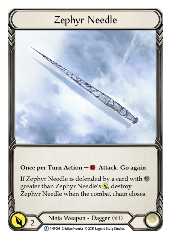 Zephyr Needle (Left) [1HP093] (History Pack 1) Fashion