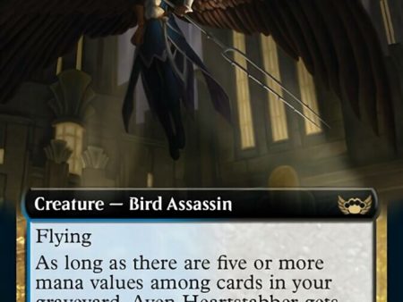 Aven Heartstabber (Extended Art) [Streets of New Capenna] For Discount