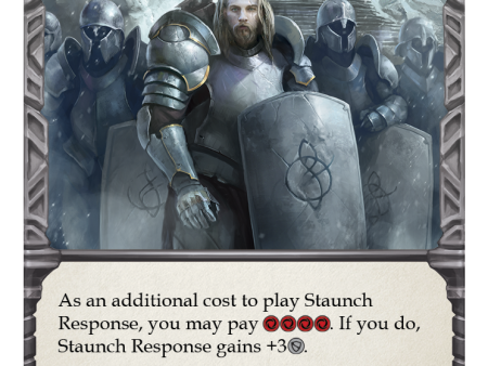 Staunch Response (Red) [1HP058] (History Pack 1) on Sale