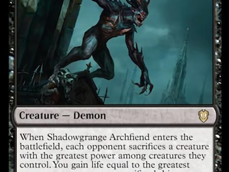 Shadowgrange Archfiend [Innistrad: Crimson Vow Commander] Cheap