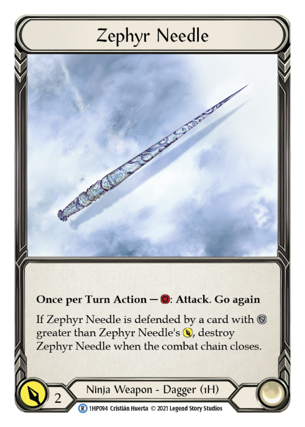 Zephyr Needle (Right) [1HP094] (History Pack 1) For Sale