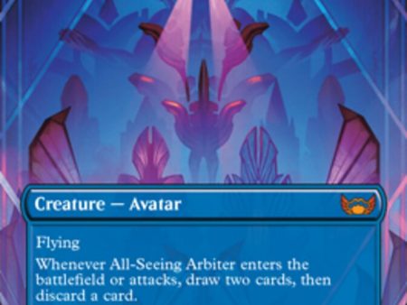 All-Seeing Arbiter (Borderless Alternate Art) [Streets of New Capenna] Online Sale