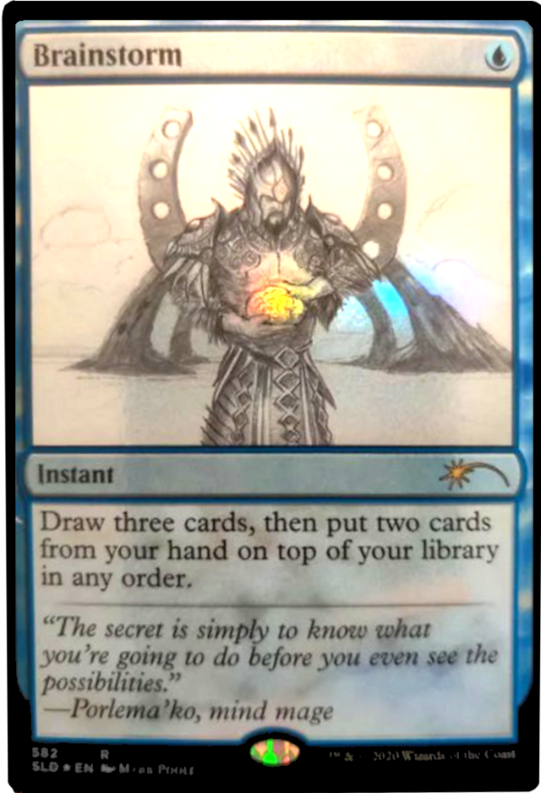 Brainstorm (Sketch) [Secret Lair Drop Promos] For Sale