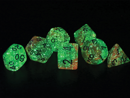 Sirius Dice 7 Die Set: Lotus Glowworm Discount