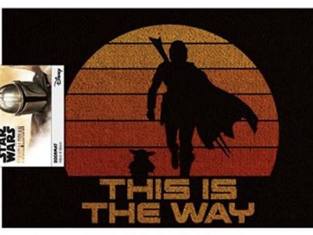 Star Wars: Mandalorian - This is the way (doormat) Online Hot Sale