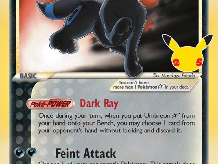 Umbreon (17 17) (Star) [Celebrations: 25th Anniversary - Classic Collection] Sale