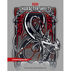 D&D Character Sheets Sale