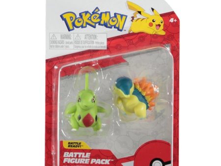 Larvitar & Cyndaquill Battle Figure Pack For Discount