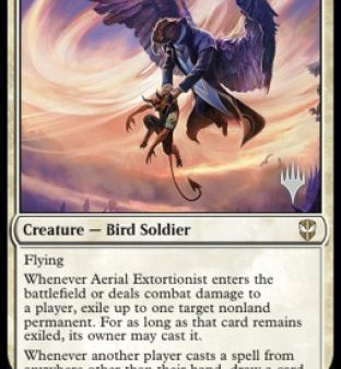 Aerial Extortionist (Promo Pack) [Streets of New Capenna Commander Promos] For Cheap