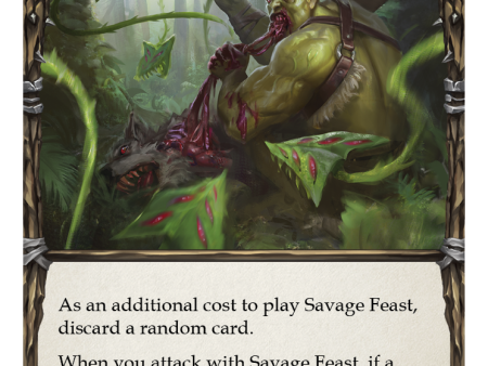 Savage Feast (Yellow) [1HP020] (History Pack 1) For Discount