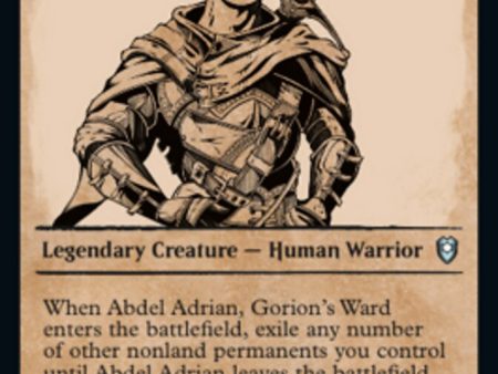 Abdel Adrian, Gorion s Ward (Showcase) [Commander Legends: Battle for Baldur s Gate] Supply