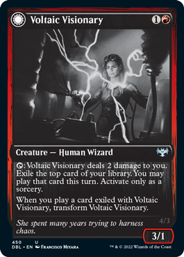 Voltaic Visionary    Volt-Charged Berserker [Innistrad: Double Feature] For Sale