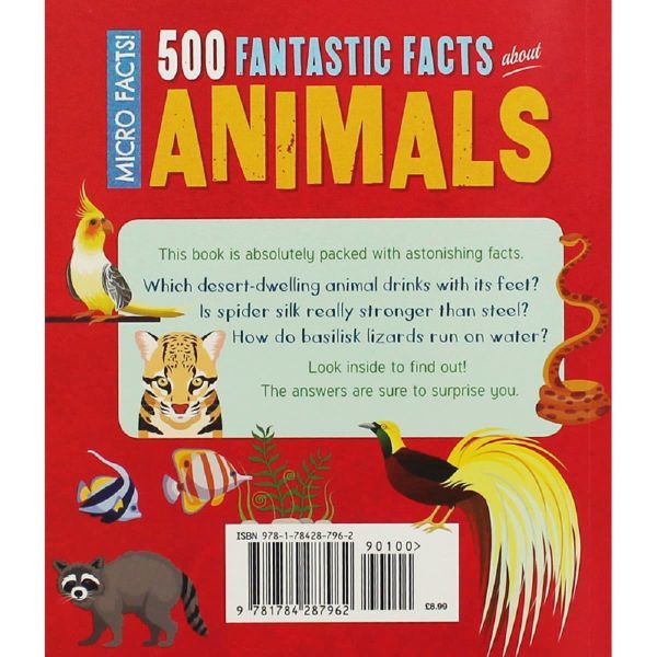 500 fantastic facts about animals Sale