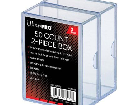 Ultra Pro 2-piece Slider Box (50) clear Online