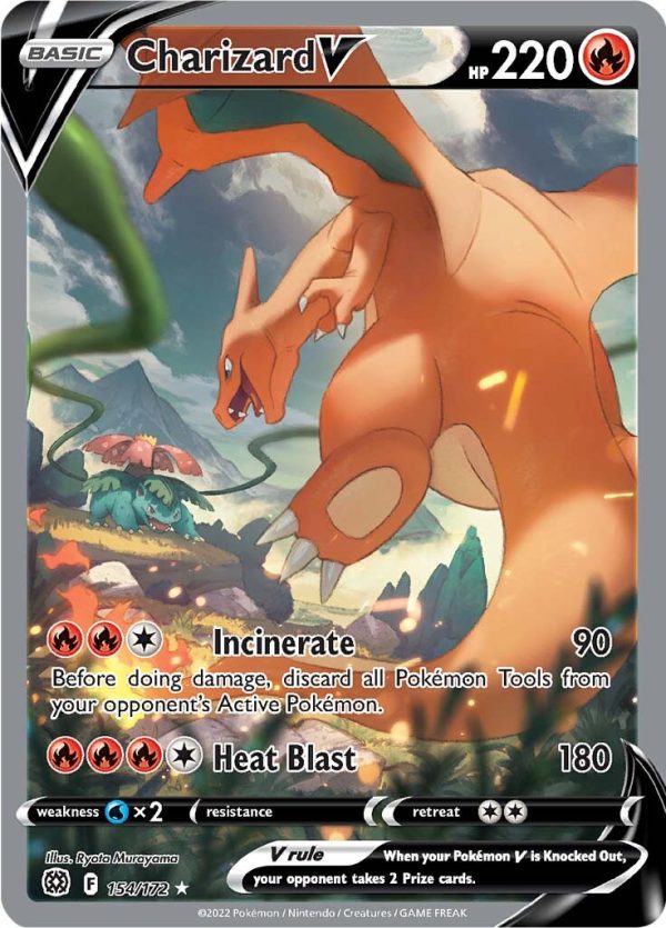 Charizard V (154 172) [Sword & Shield: Brilliant Stars] Sale