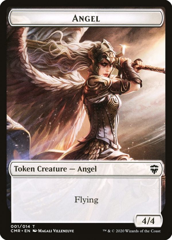 Angel Token [Commander Legends Tokens] on Sale