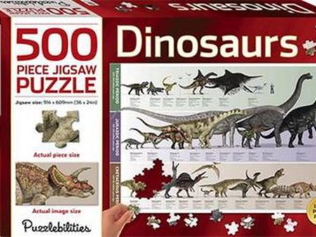 500 Piece Puzzle - Puzzlebilities Dinosaurs Online