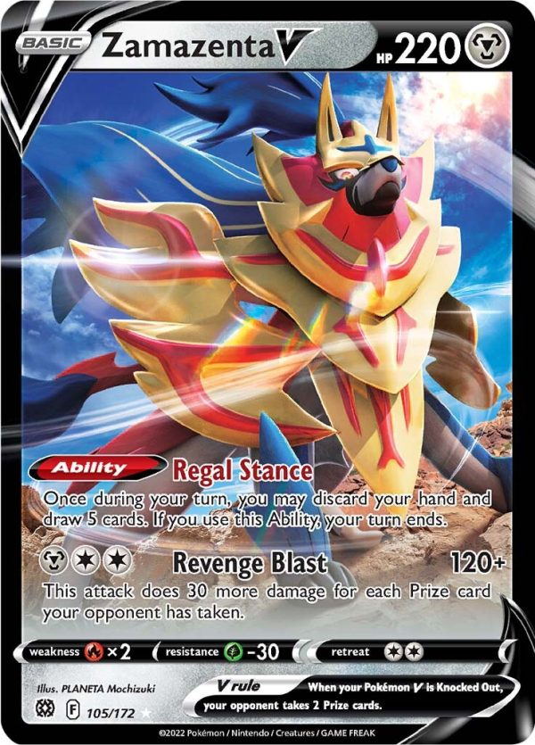 Zamazenta V (105 172) [Sword & Shield: Brilliant Stars] For Cheap