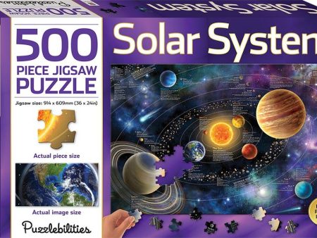 500 Piece Puzzle - Puzzlebilities Solar System For Discount