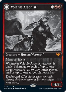 Volatile Arsonist    Dire-Strain Anarchist [Innistrad: Double Feature] Hot on Sale