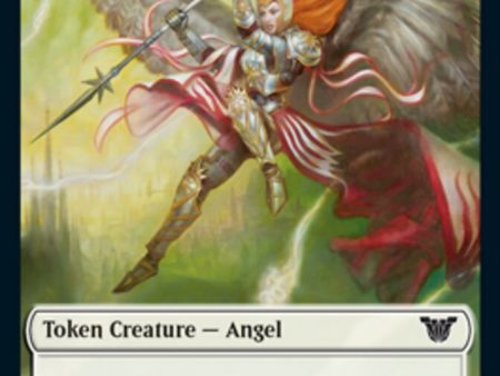 Angel    Elephant Double-sided Token [Kamigawa: Neon Dynasty Commander Tokens] Hot on Sale